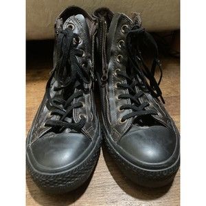 Converse Chuck Taylor Zip Mens 7 Brown Leather High Top 140002C